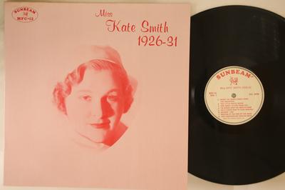 LP Record KATE SMITH - Miss Kate Smith 1926 - 1931 MFC13 SUNBEAM 1975 US Jazz Used