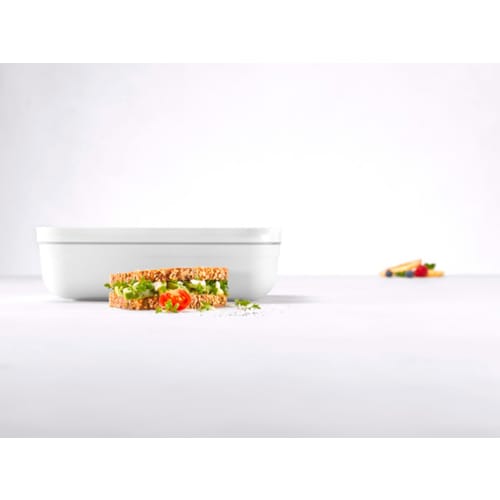 Zwilling J.A. Henckels "Fresh & Save Flat Lunch Box, Large" Vacuum-Sealed Plastic Lunch Box, Airtight Storage Container [Official Japanese Product] Fr