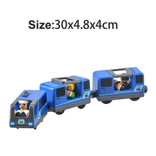 Magnetic Train Toys Wooden Railway Tracks Accessories Locomotive Diecast Slot Fit for All Wood Brand Wooden Tracks Toys For Kids