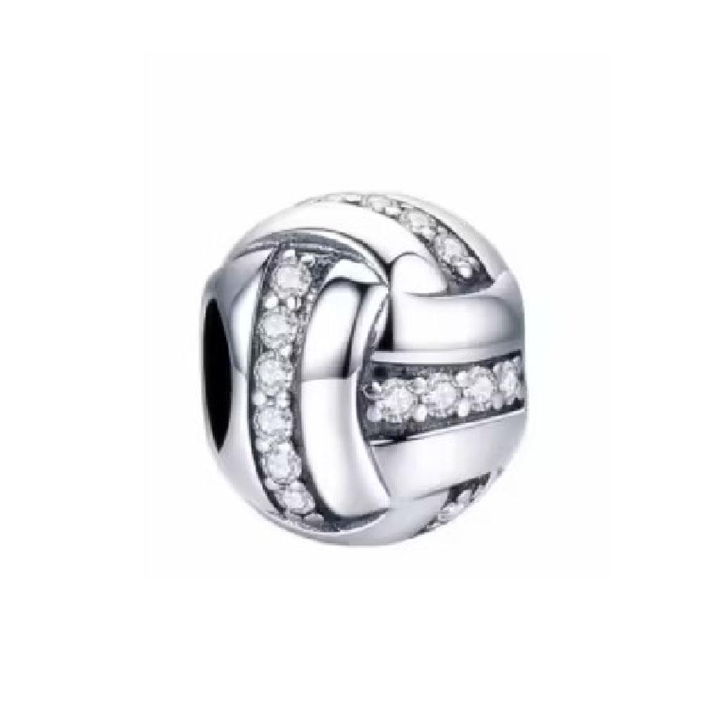 New S925 Sterling Silver Roller Skates Charm Football Baseball Dumbbell Pendant Fit Original  Bracelet Women Jewelry Beads