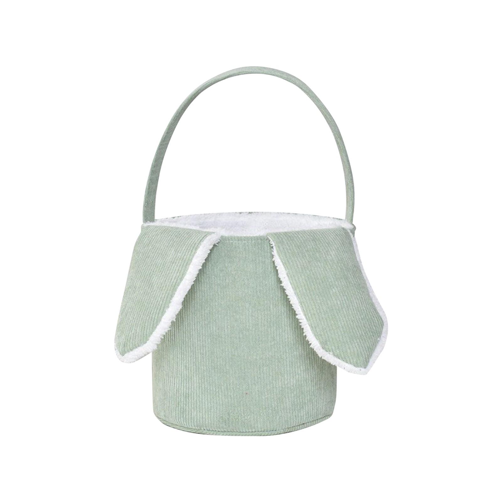 

Easter Wick Plush Bunny Tote Basket зелёный
