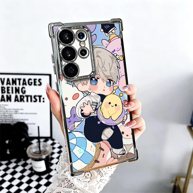 

Love And Deepspace Cute Soft Phone Case For Samsung Galaxy S26 Ultra S25 Edge S24 FE S23 Plus S22 S21 + S20 Plating Anti-Fall Fu Samsung S20 FE