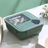 Portable Divided Microwaveable Lunch Box