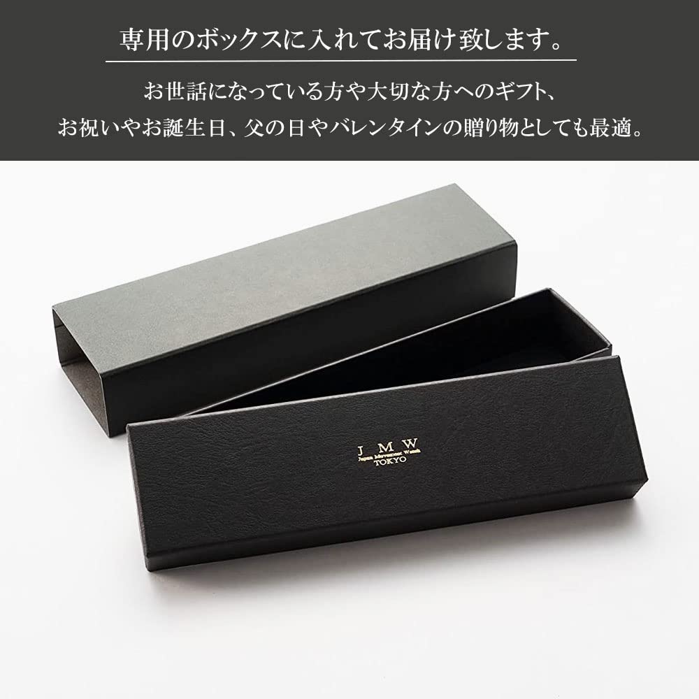 JMW TOKYO Watch 20mm Lug Genuine Leather Replacement White or Rose Gold Spring Box Moon Phase Genuine Day Gift Strap, Width, Strap, Buckle, Tools,