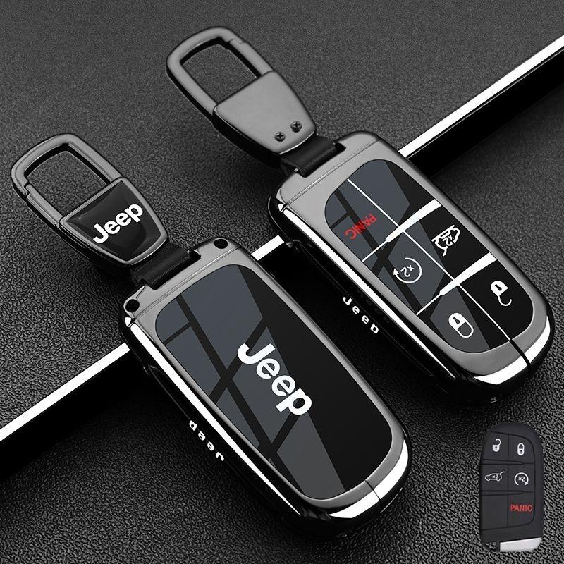 Car Remote Key Case Cover Protect Shell Bag For Jeep Renegade Compass Grand Cherokee for Chrysler 300C Wrangler Accessories
