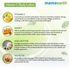 Mamaearth Vitamin C Körperlotion für Frauen und Männer, Körperlotion für trockene Haut - 2er Pack (400 ml * 2)
