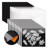 M-Modern-10 PCS Stamp And Die Storage Bag And Magnetic Sheet,Die Storage Set For Cutting,Scrapbooking,Storing Craft Dies