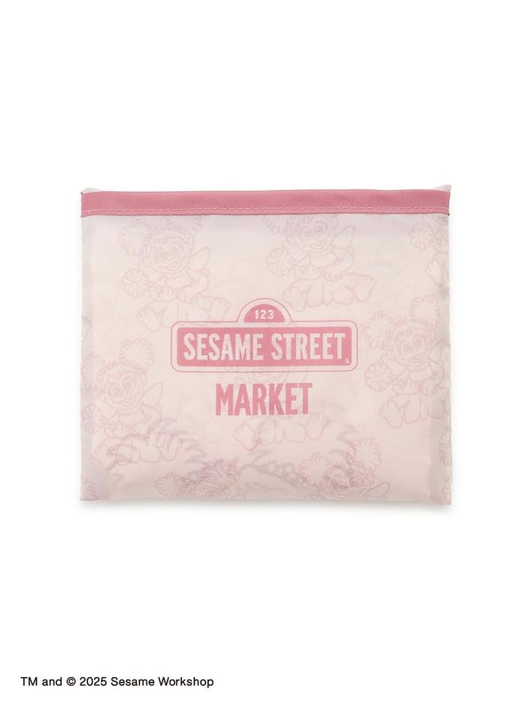 Sesame Street Market Two-Color Sketch Art Eco Bag SSMUGB253201 Women's Pink