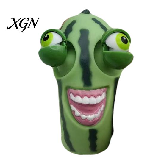 Stress Reducer Toy Popping Eye Rock Man Squeeze Anxiety Relief Watermelon Pinch Gadget Sensory Soft Ball Cabbage Dog
