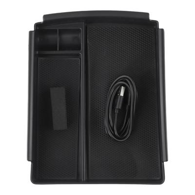 Console Armrest Storage Box Phone Wireless Charger For Tesla Model X S 2016-2020