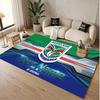 Custom Rug Wigan Warriors Pattern Print Name Text Soft Non‑Slip Floor Carpet for Home Indoor Decoration
