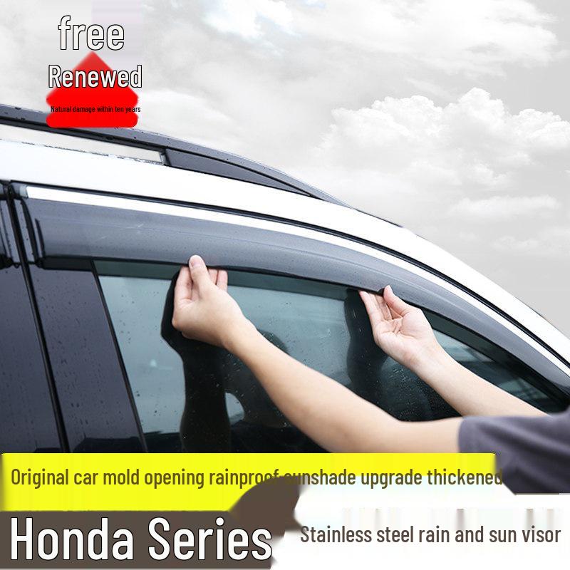 Honda Vezel XRV Civic CRV Accord Lingpai Fit Raam & Zon/Regenkappen Visors