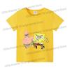 SpongeBobs Cartoon Tshirt for Children Cotton Soft Tee Boys Girls Tops Colorful Clothing Anime Printed Clothes Birthday Gift