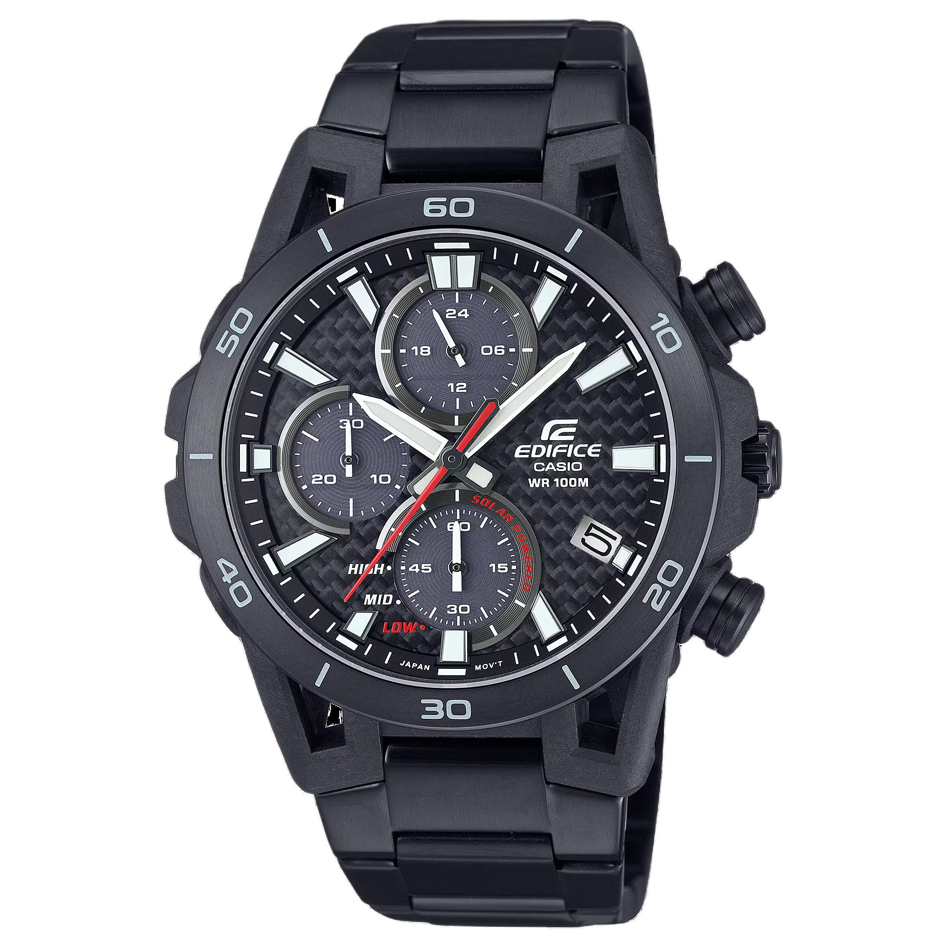CASIO Edifice EFS S640DC 1A EQS-960DC-1AV Black Dial
