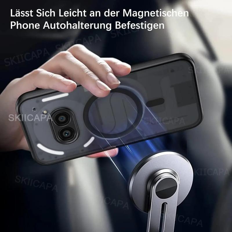 Pro Magsafe Pouzdro na Nothing Phone 3 Matné Nárazuvzdorné Tvrdé Bezdrátové Nabíjení Magnetický Kryt pro Nothing Phone 3A Pro Phone3