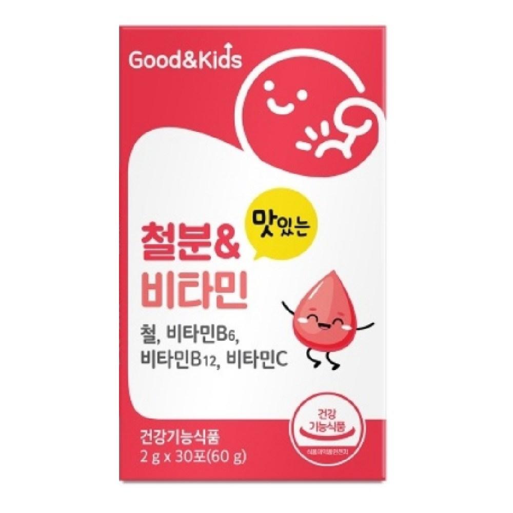 Children's Iron & Vitamin Powder Sticks: Iron, Vitamin B6, B12, Vitamin C, 30 pcs, 2g