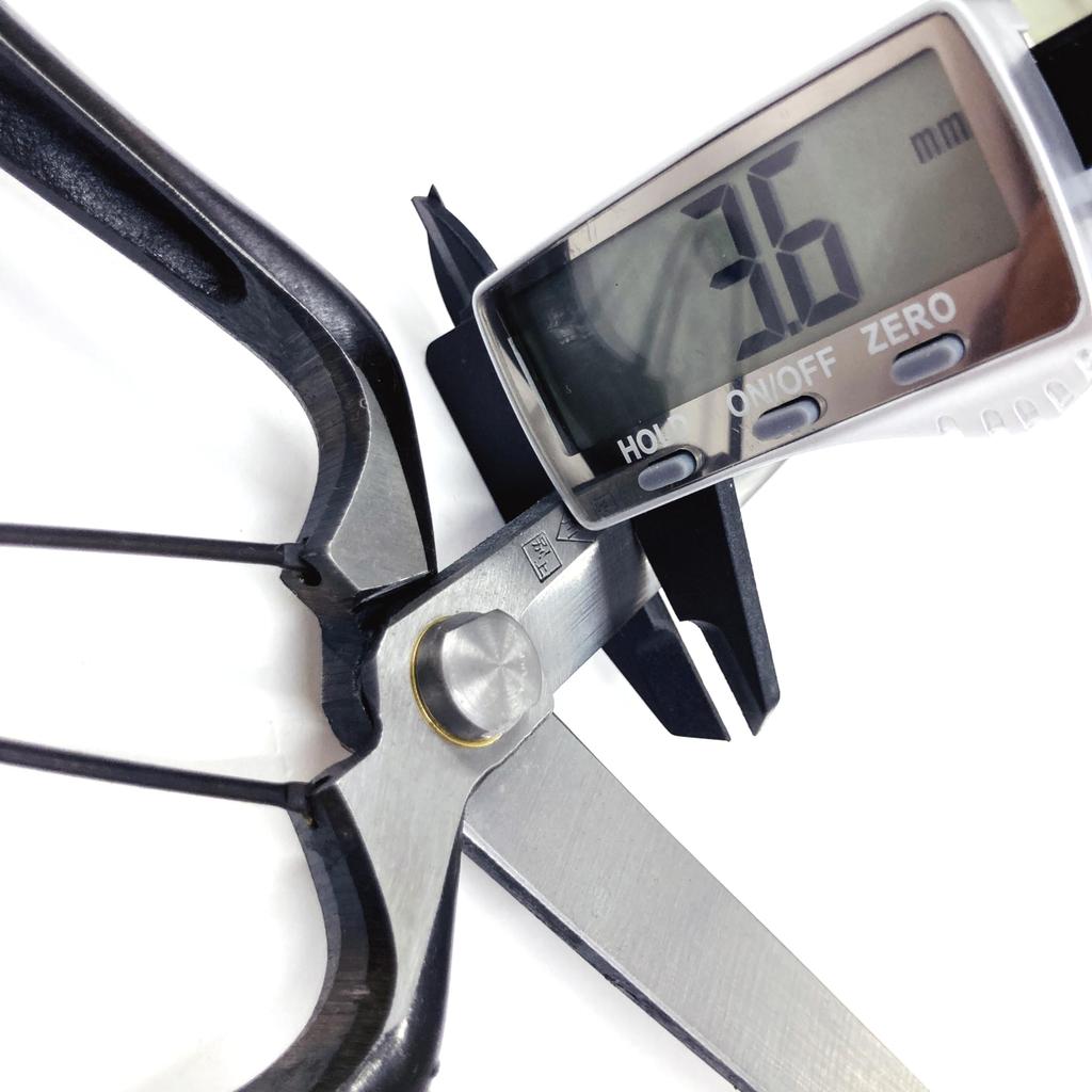 Takumisaku Azumagawa Lightweight Leaf with Back Pruning Root Cutting Shears, Double-edged, 255mm, Guard, Thinning, One-handed Shears, Shears, C-025-01