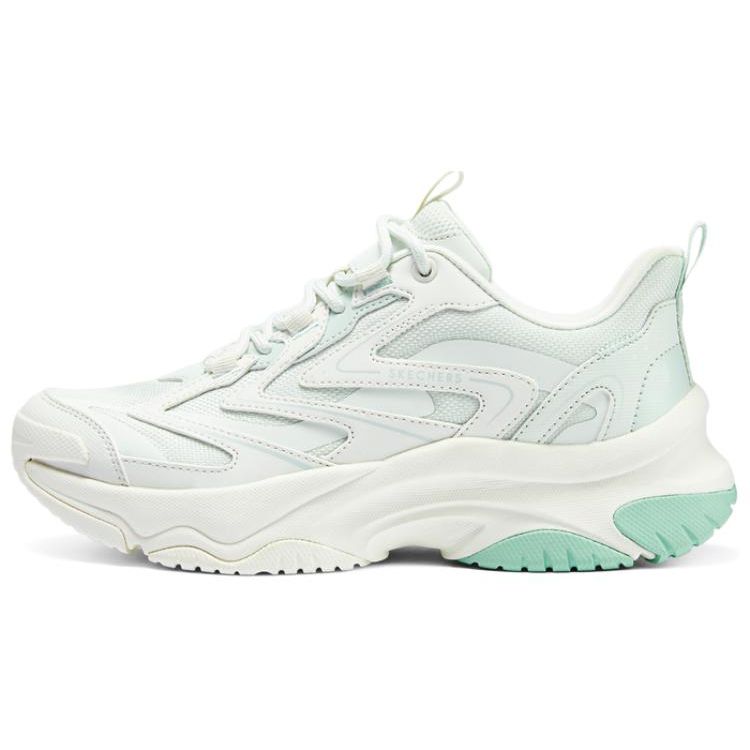 Skechers Moonhiker Casual Shoes Women sneakers White Green 177592-WBL 38.5
