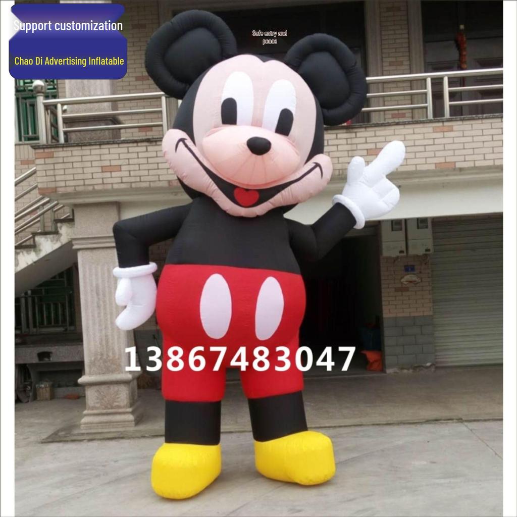 2026 World Cup Giant Cartoon Mascot Inflatable Football Model