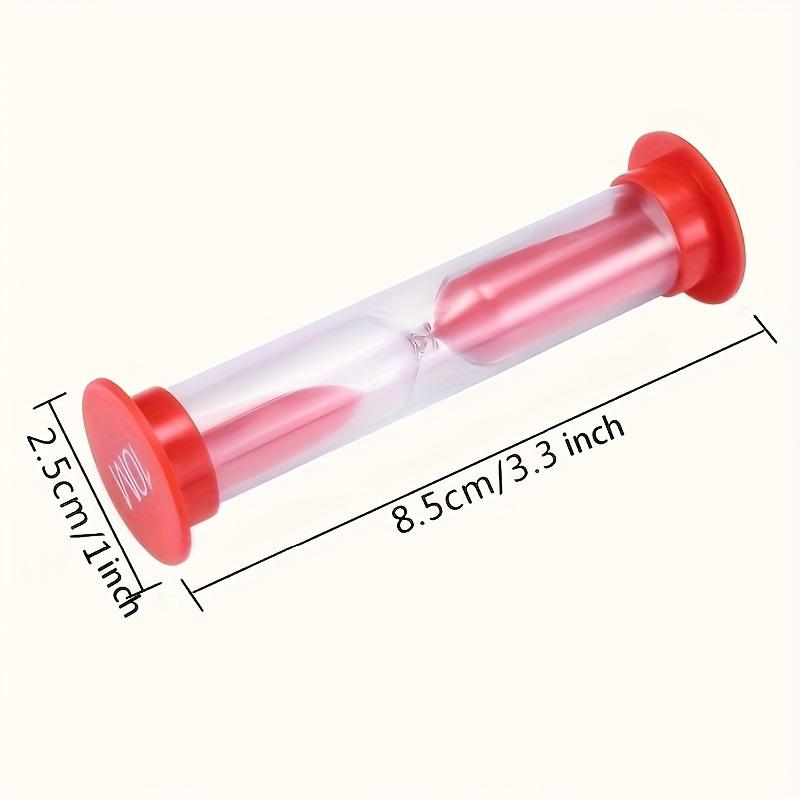 6pcs Colorful Hourglass Timer Set,6 Vibrant Colors Classroom Game Clock for Montessori Learning and Educational Activities