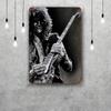Jimmy Page Metal Signs Wall Decor Vintage Tin Signs Captain Metal Poster Decor for Bar Pub Club Wall Decoration