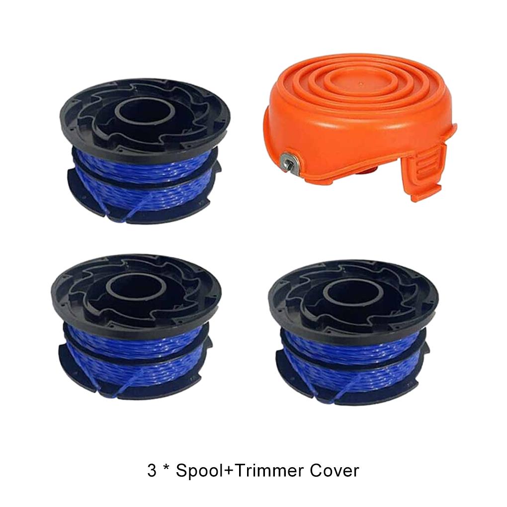 

Durable Line Spool Trim Parts High Performance Easy To Fitment ABS Spool Line For Trimmer Spare 1*Spool Line+Cap