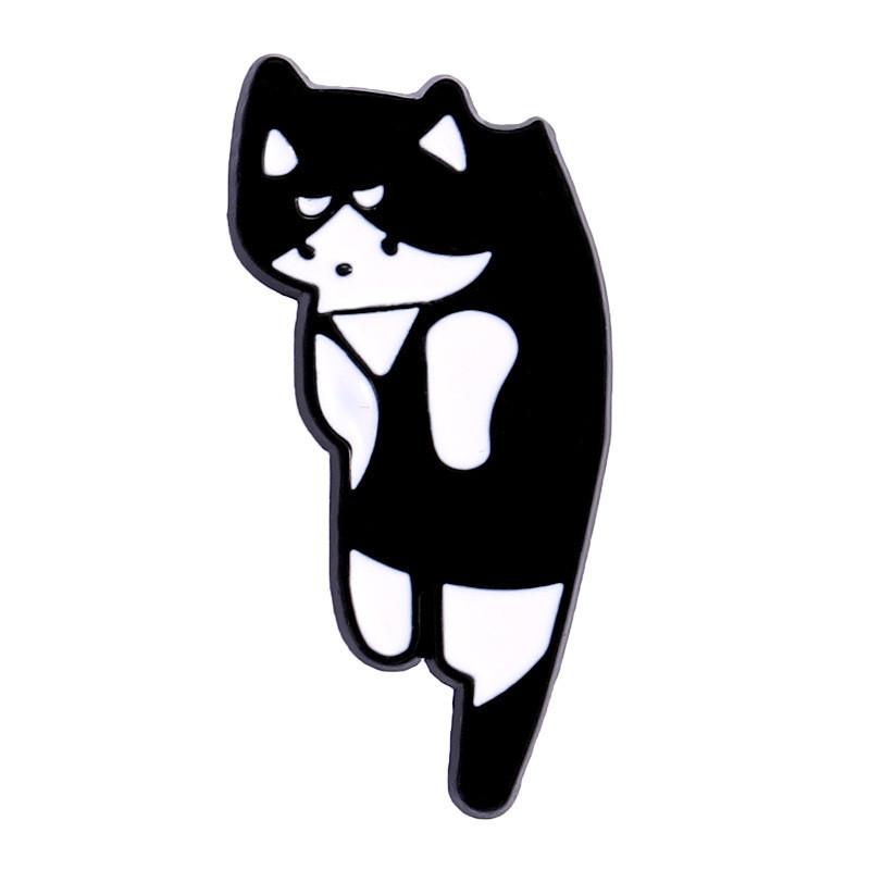 Cat Unique Siamese Themed Alloy Brooch Pin Fun Decorative Accessory For Clothing Bags And