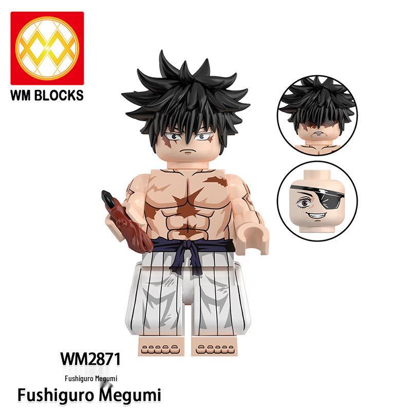 Anime Series Fushiguro Megumi & Gojo Satoru WM6202 Minifigure Building Blocks Toy