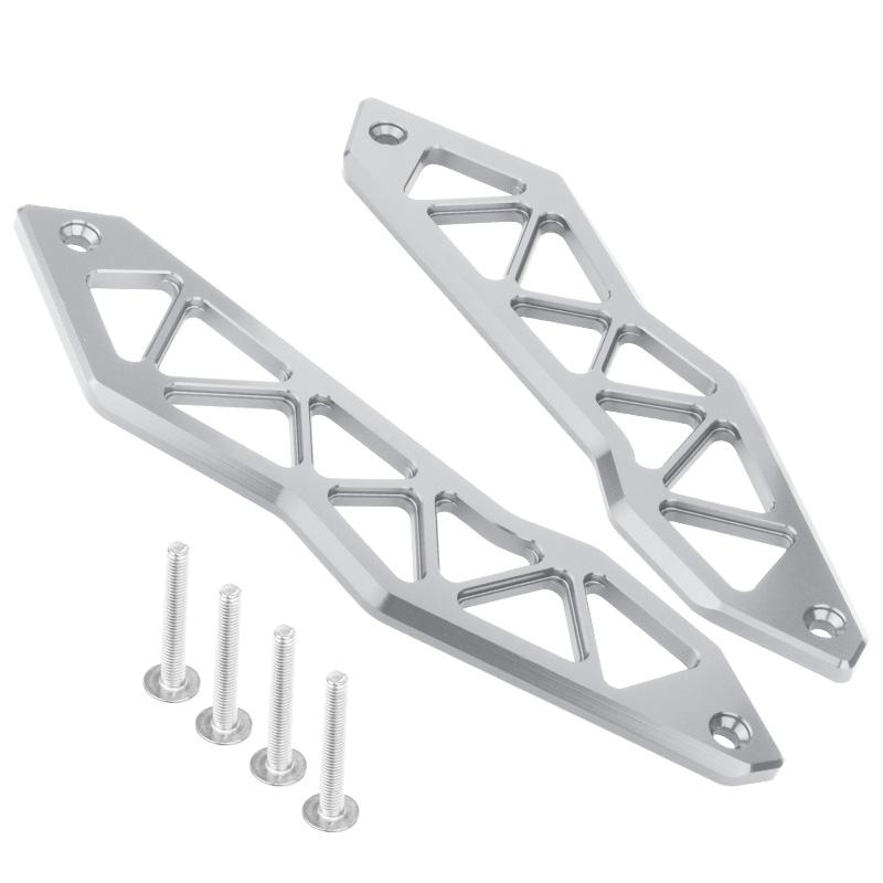 For Yamaha XMAX300 2023 XMAX 300 2024 xmax300 CNC Aluminum Alloy Decorative Strip Modified Support Windshield Bracket Protector серебряный