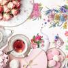 New Tea Party Decoration Floral Tablecloth Waterproof Reusable Table Cover Rectangle Shape DIY Table Mat Party