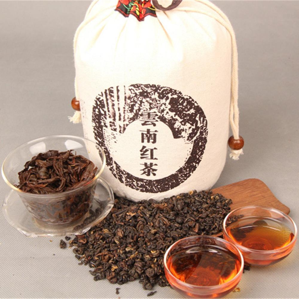 Premium Natural Yunnan Black Tea 1000g Golden Bud Loose Leaf Energy Tea 1KG