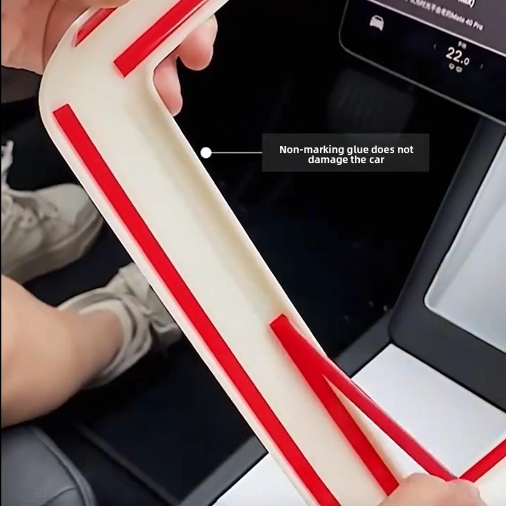 For Tesla Model Y Juniper 2025 Model 3 Highland Car Wireless Charging Silicone Pad Screen Protective Cover Center Panel Stickers