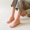 5 Pairs of Female Autumn and Winter New Pure Color Thickened Warm Rabbit Wool Tube Socks