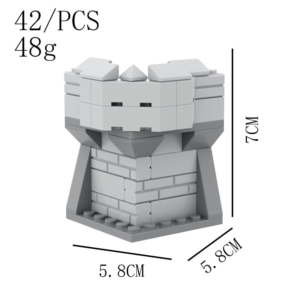 MOC fortress castle modular city wall tower turret medieval siege equipment soldier doll sceneparty favors ideal for children birthday