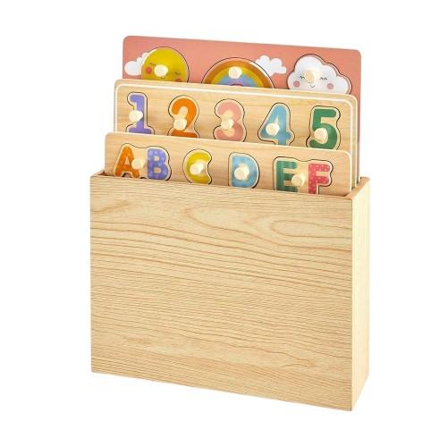 Tooky Toys Childrens/Kids Wooden Puzzle Set