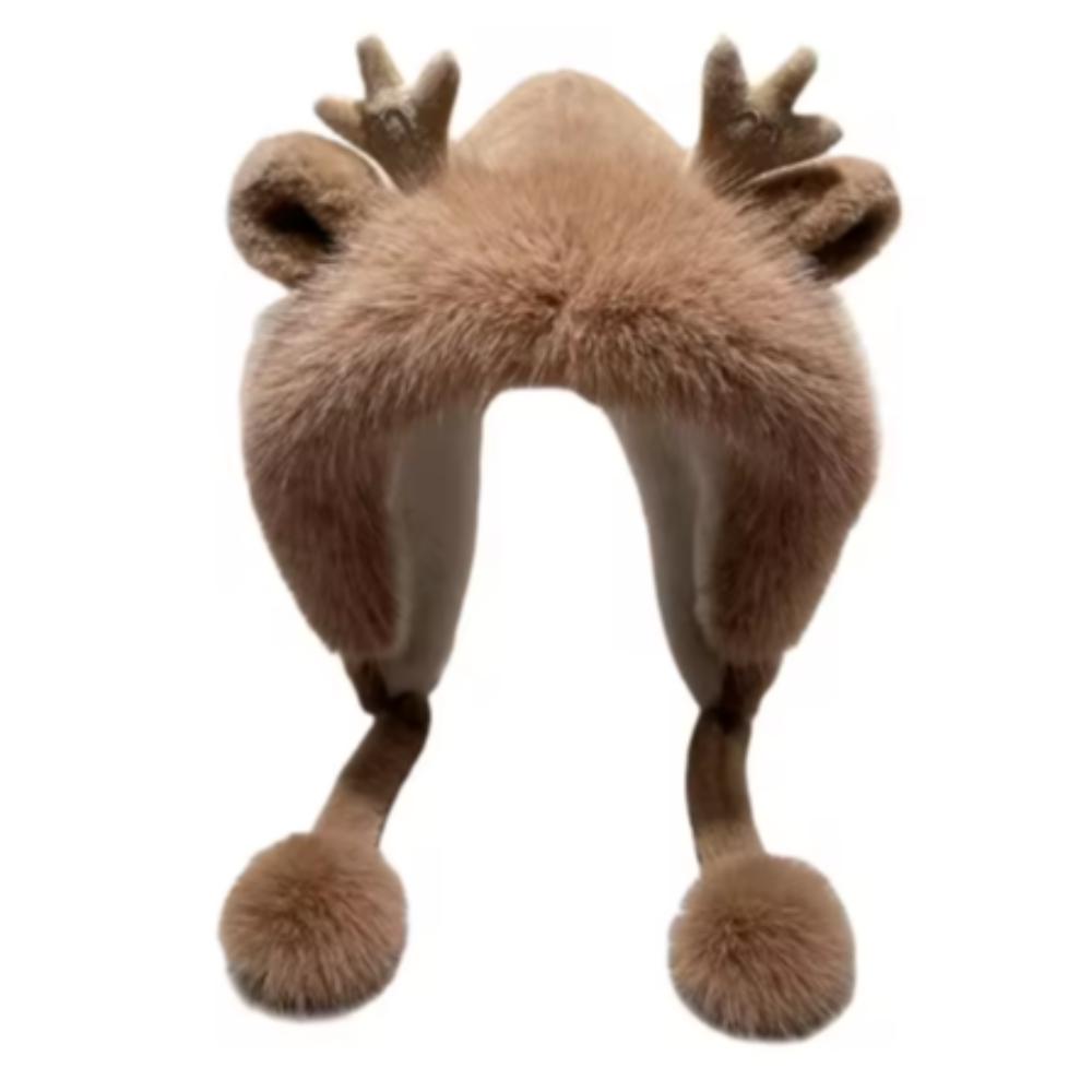 

Warm Winter Hat for Women Cute Plush Cap Beanie Hat Women Christmas Cap Outdoor