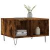 Coffee Table Smoked Oak 60x50x36.5 Cm Wood Based Panel