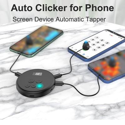 Nepřetržité kliknutí Auto Clicker pro výměnu telefonu Automatická obrazovka Press Tool Games