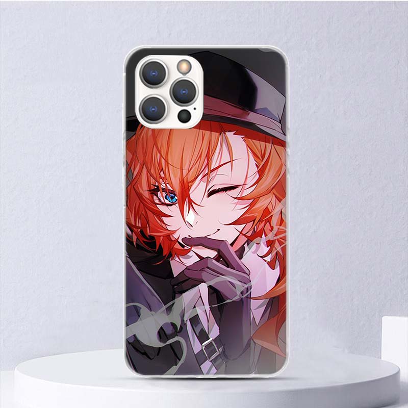Bungo Stray Dogs Nakahara Chuuya Soft Case For iPhone 16 17 Air 16E 15 Plus 11 12 13 Mini 14 Pro Max Phone Cover Apple 7 8 SE Co