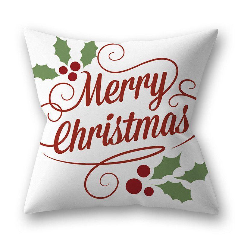 Vibrant Christmas Themed Decorative Cushion Cover For Festive Home Decor 18x18