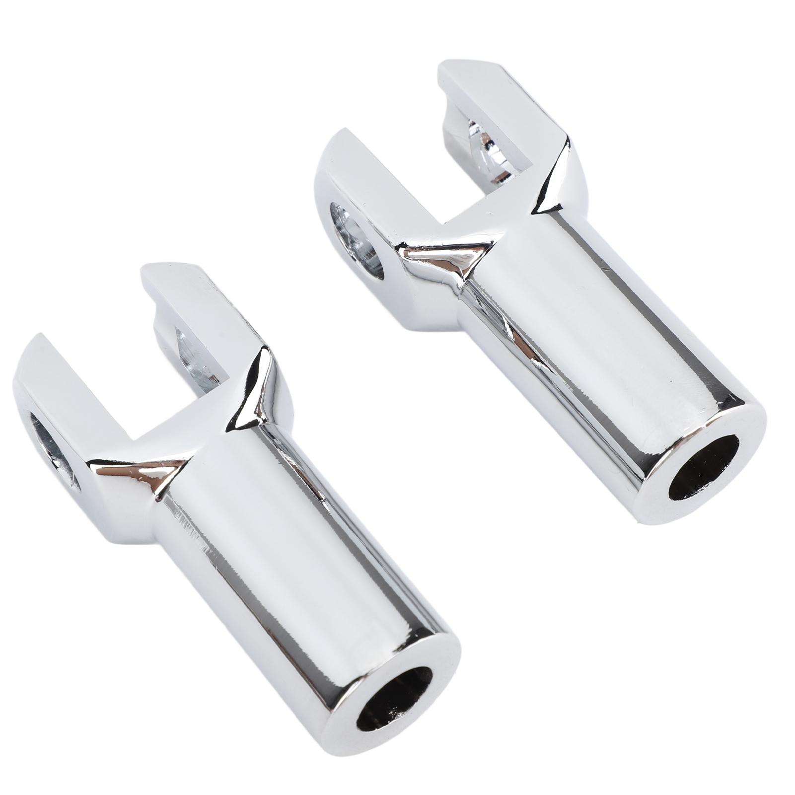 

3Комплект кронштейнов подножек пассажира 38 дюймов 51039 05 Прочные Надежные Хромированные Опоры подножек