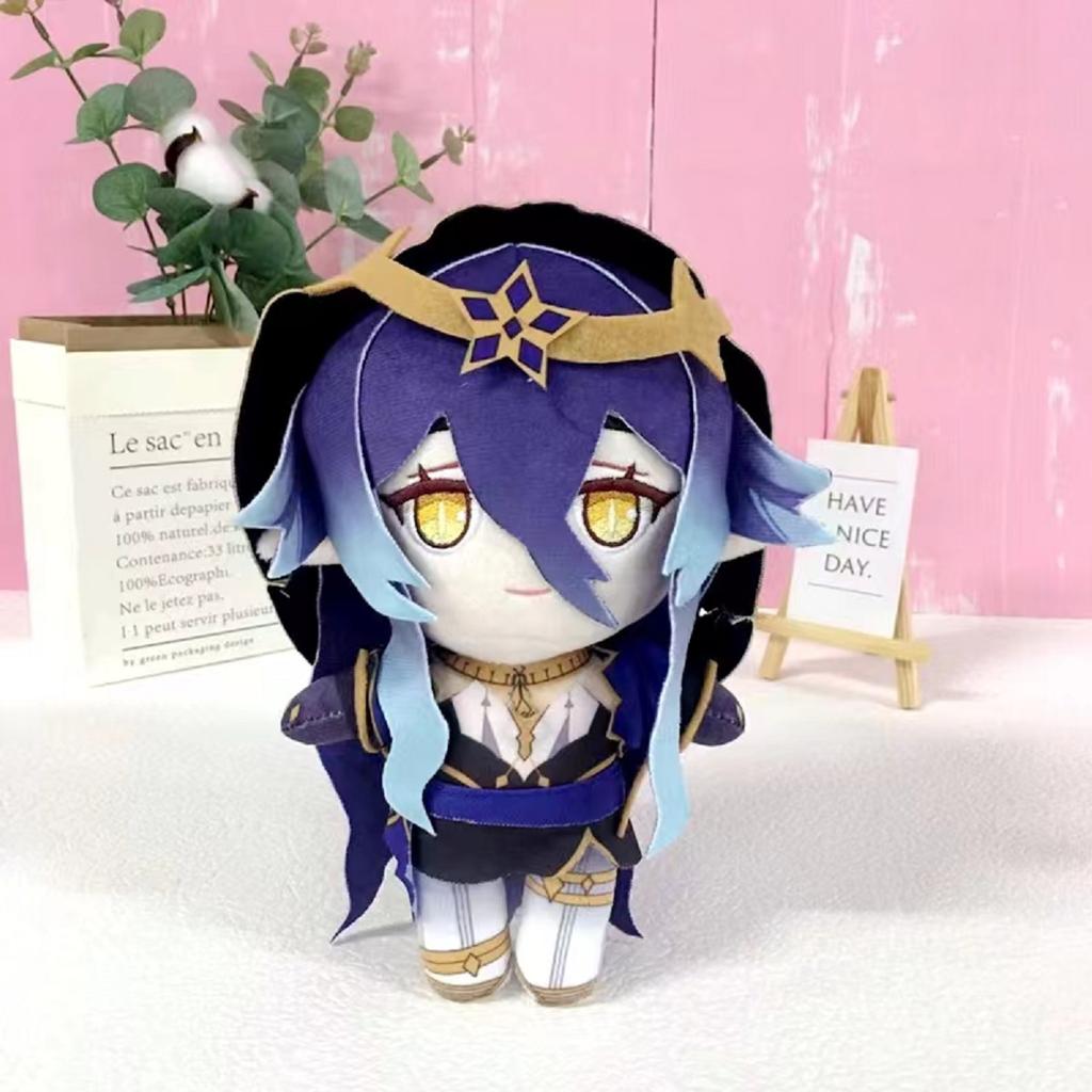 Genshin Impact Plush Dolls Wriothesley Furina Lyney Kaveh Neuvillette Kinich Citlali Kazuha Albedo Tighnari Anime Stuffed Toys