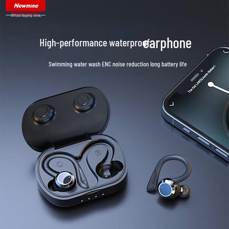 Newman L1 True Wireless Ear-Hook Bluetooth 5.3 Sports Earbuds
