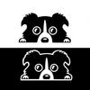 Reflective Waterproof Cute Puppy Dog Pattern Car Auto Trunk Decor Sticker Decal