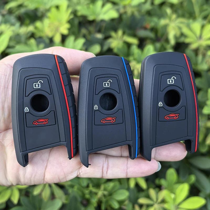 Silicone Car Remote Key Case Cover Shell For Bmw 1 3 5 7 Series X1 X3 X4 X5 F10 F15 F16 F20 F30 F18 F25 M3 M4 E34 Accessories