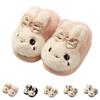 Winter Children Cotton Shoes Plush Cotton Slippers Boys Girls Cute Cartoon Comfort Anti Slip Indoor Warm Cold-proof Shoes