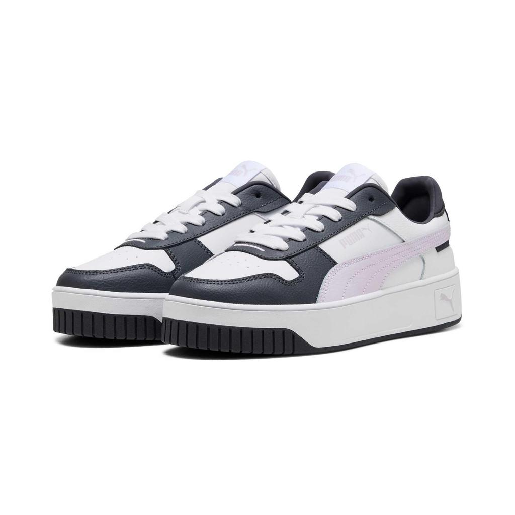 PUMA Comfortable Thermal Abrasion Resistant Low top Skateboard Shoes Women's Black White 389390-44