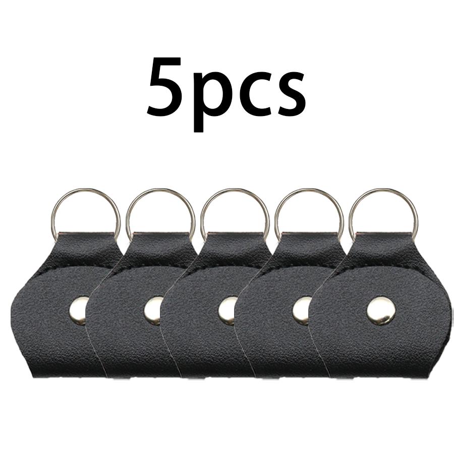

5pcs Pick Storage Bag Guitar Ukulele Bass Instrument Performance Tool Portable Daily Practice Stage Performance Outdoor Gigs XJM чёрный