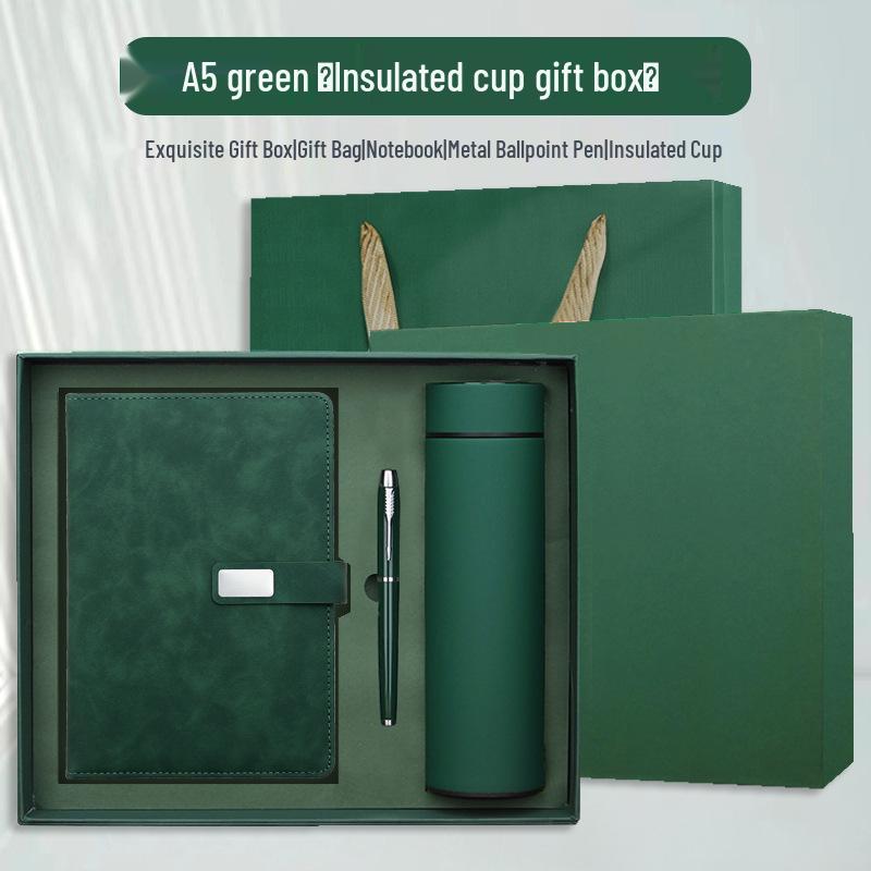 Notizbuch A5 mit individuellem Logo Geschenkset für Geschäft & Meetings