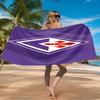 Fiorentina Football Crest Beach Towel Microfiber Beach Towel, Lightweight and Quick-Dry, for Summer Travel, Swimming Pool Fan Birthday Gift
